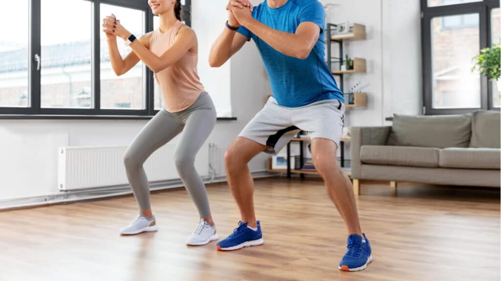 공복혈당 감소에 효과적인 허벅지 근력 강화 스쿼트 운동