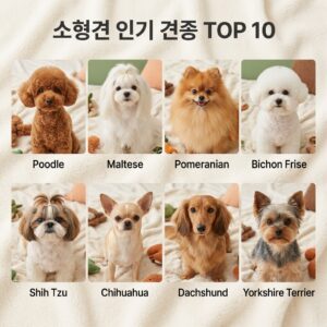소형견 인기 견종 TOP 10 비교 가이드